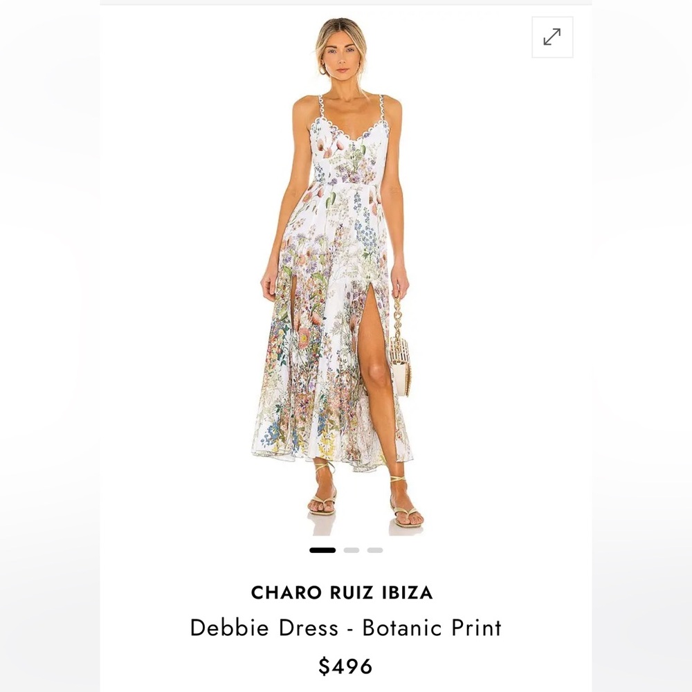 Charo Ruiz Ibiza Debbie Botanic Maxi Dress